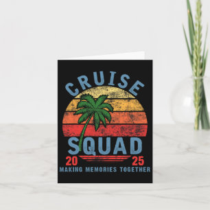 Cruise Squad 2025 Sommerferien Matching Family Karte
