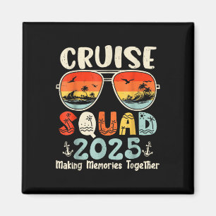 Cruise Squad 2025 Sommerferien Matching Family Magnet