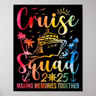 Cruise Squad 2025 Sommerferien Matching Family Poster