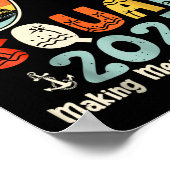 Cruise Squad 2025 Sommerferien Matching Family Poster (Ecke)