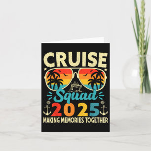 Cruise Squad 2025 Sommerurlaub Reise Gruppe Match Karte