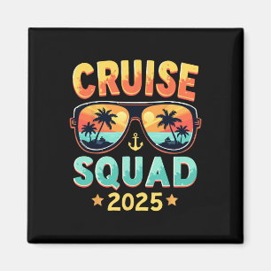 Cruise Squad 2025 Trip Ship Family Matching Sommer Magnet