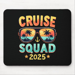 Cruise Squad 2025 Trip Ship Family Matching Sommer Mousepad