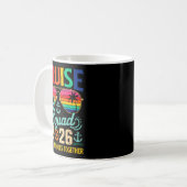 Cruise Squad 2026 Family Group Matching Summer Vac Kaffeetasse (Vorderseite Links)