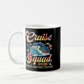 Cruise Squad 2026 Family Group Matching Summer Vac Kaffeetasse (Links)