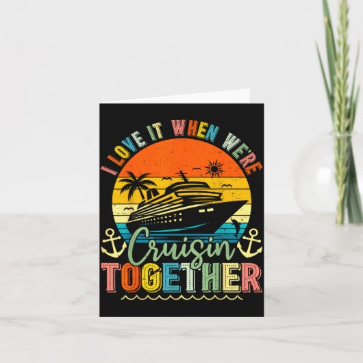 Cruise Squad 2026 Family Group Matching Summer Vac Karte (Vorderseite)