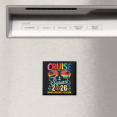 Cruise Squad 2026 Family Group Matching Summer Vac Magnet (In Situ (Geschirrspüler))