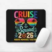 Cruise Squad 2026 Family Group Matching Summer Vac Mousepad (Mit Mouse)