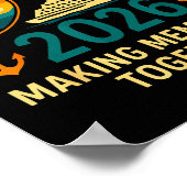 Cruise Squad 2026 Family Vacation Matching Group S Poster (Ecke)