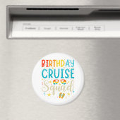 Cruise Squad Cruising Vacacation Circle Magnet (In Situ (Geschirrspüler))