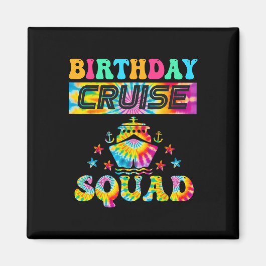 Cruise Squad Cruising Vacation Matching F Magnet (Vorne)
