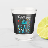 Cruise Squad Cruising Vacation Schnapsglas (Vorderseite)