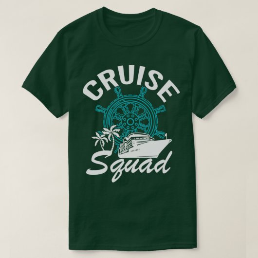 Cruise Squad Familie Matching Rip Urlaub T-Shirt (Design vorne)