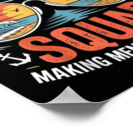 Cruise Squad Family Group Matching Summer Cruise V Poster (Ecke)