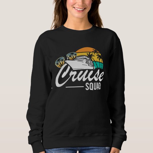 Cruise Squad Family Matching Cruise Trip Vacation Sweatshirt (Vorderseite)