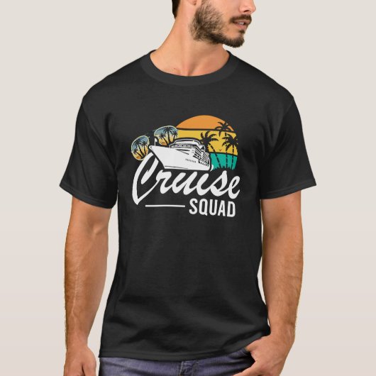 Cruise Squad Family Matching Cruise Trip Vacation T-Shirt (Vorderseite)