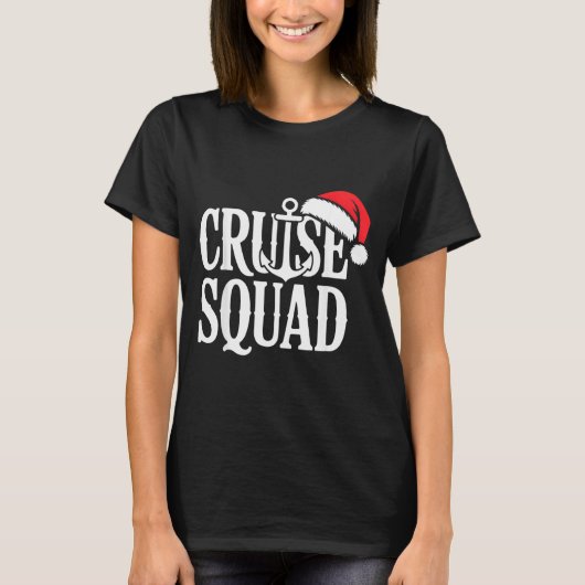 Cruise Squad Festive Srit Nautical Lovers Christma T-Shirt (Vorderseite)