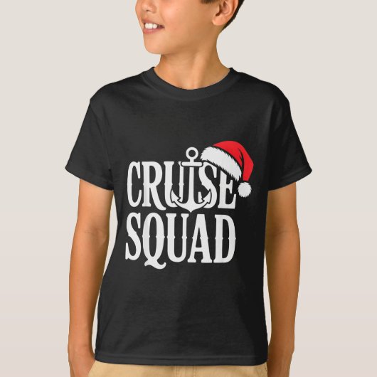 Cruise Squad Festive Srit Nautical Lovers Christma T-Shirt (Vorderseite)
