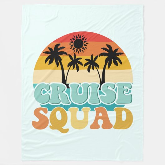 Cruise Squad Fleecedecke (Vorderseite)