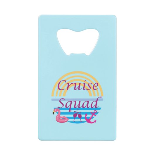 Cruise Squad Geldbeutel Flaschenöffner (Vorderseite)