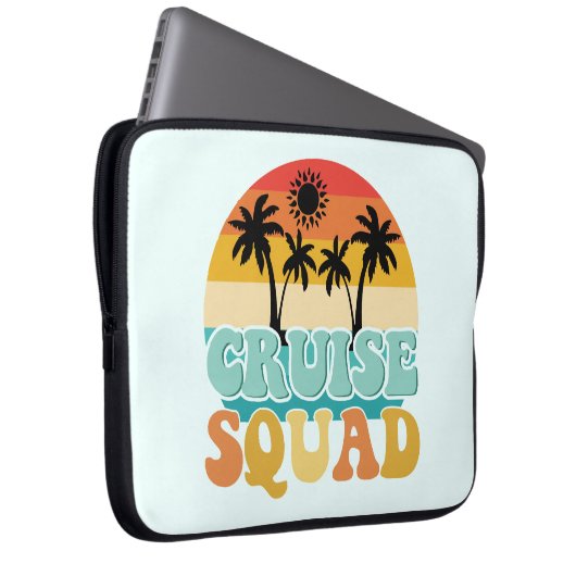 Cruise Squad Laptopschutzhülle (Vorne Rechts)