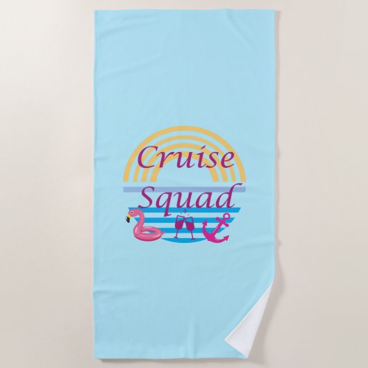 Cruise Squad Strandtuch (Vorderseite)