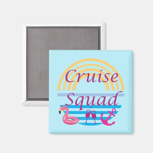 Cruise Squad Tür Magnet (Vorderseite/Rückseite)
