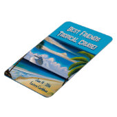 Cruise Stateroom Door Tropical Magnet (Linke Seite)