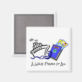 Cruise Themed Magnet (Vorderseite/Rückseite)