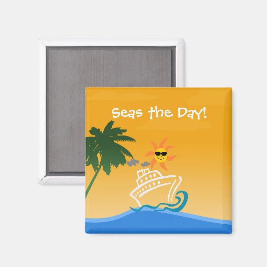Cruise Themed Magnet (Vorderseite/Rückseite)