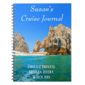 Cruise Vacation Journal Notebook Mexico Beach Notizblock (Vorderseite)
