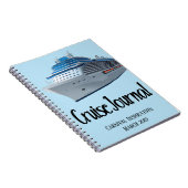 Cruise Vacation Journal Notebook Schiff Custom Notizblock (Rechte Seite)