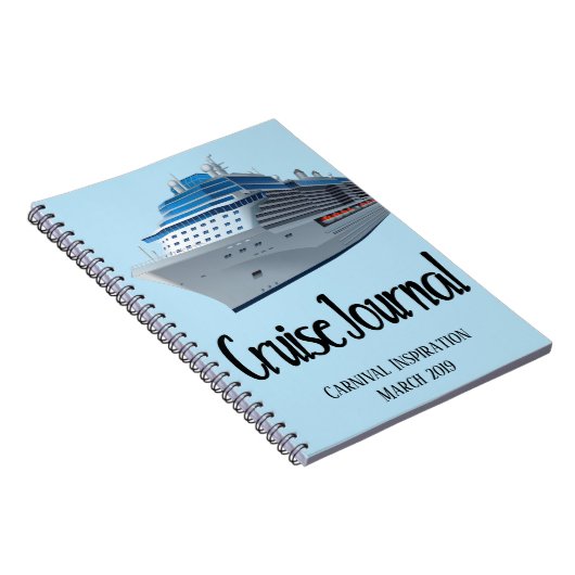 Cruise Vacation Journal Notebook Schiff Custom Notizblock (Rechte Seite)