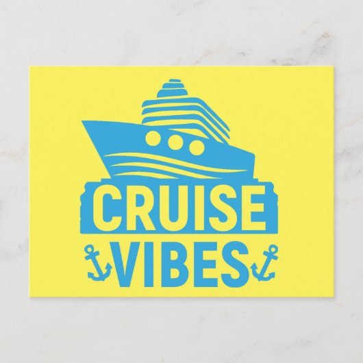 Cruise Vibes Postkarte (Vorderseite)