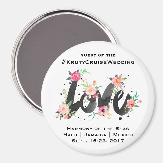 Cruise Wedding Door Magnet (Vorderseite/Rückseite)