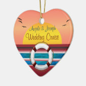 Cruise Wedding Personalisiert Gefallen Keramikornament (Links)