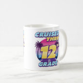 Cruised Thru 12. Grade Abschluss Kaffeetasse (VorderseiteRechts)
