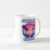 Cruised Thru 4. Grade Abschluss Kaffeetasse (VorderseiteRechts)