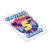 Cruised Thru 5th Grade Abschluss Flex Magnet (Rechte Seite)