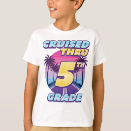 Cruised Thru 5th Grade Abschluss T-Shirt