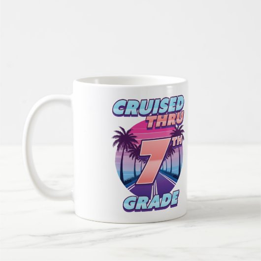 Cruised Thru 7. Grade Abschluss Kaffeetasse (Links)