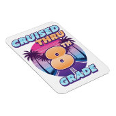 Cruised Thru 8. Grade Abschluss Magnet (Rechte Seite)