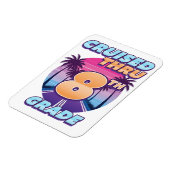 Cruised Thru 8. Grade Abschluss Magnet (Linke Seite)