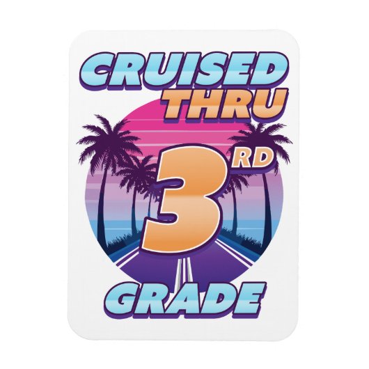 Cruised Thru Abschluss Flex der dritten Klasse Magnet (Vertikal)