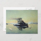 Cruiser Askold Kampf Postkarte (Vorne/Hinten)
