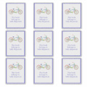 Cruiser Bike Buchzeichen Sticker (Vorderseite)