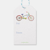 Cruiser Bike-Geschenkstempel Geschenkanhänger (Rückseite)