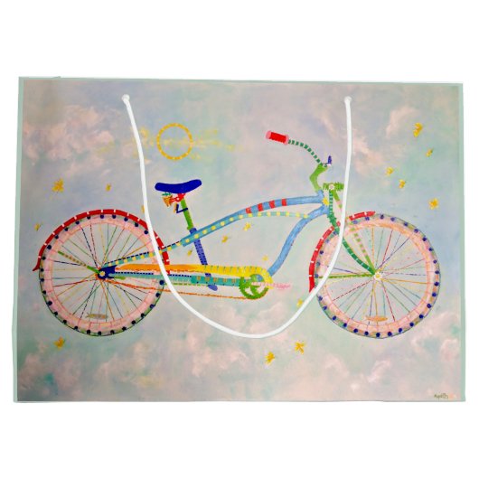 Cruiser Bike-Geschenktasche Große Geschenktüte (Rückseite)