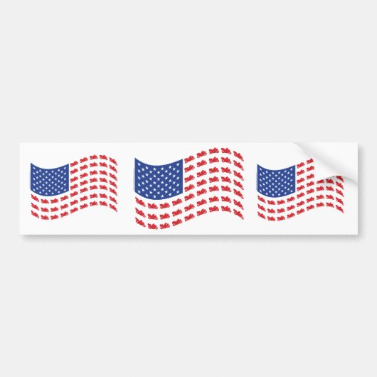 cRUISER-fLAG-wAVE Autoaufkleber (Vorne)