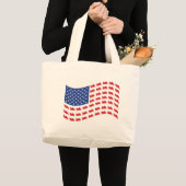 cRUISER-fLAG-wAVE Jumbo Stoffbeutel (Vorderseite (Produkt))
